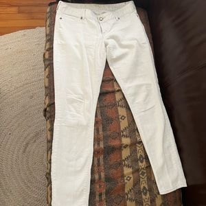 Vintage Express White Low-rise Jeans size 8